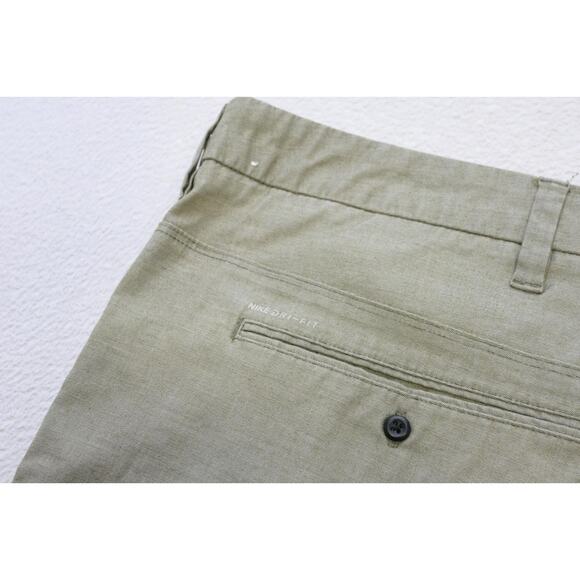 Hurley Nike Golf Shorts Dri Fit Stretch Beige Performance 11" INS Mens Size 38 - Picture 8 of 8